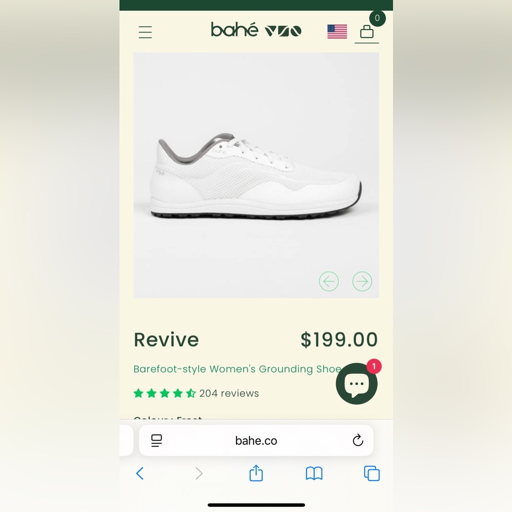 Bahé Revive Barefoot-Style Women’s Grounding Shoe